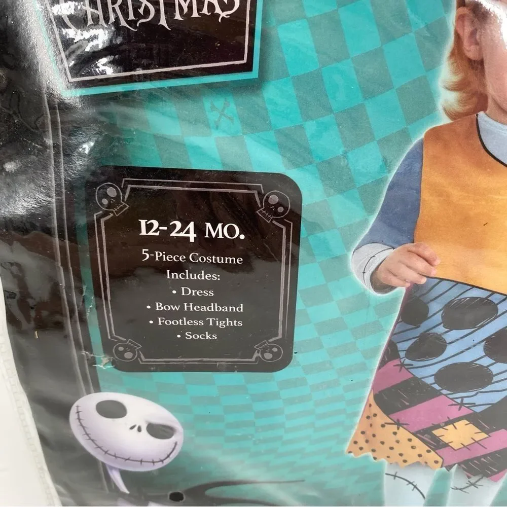 Disney Toddler Halloween Costume the Nightmare Before Christmas 12-24mo - Picture 2 of 3